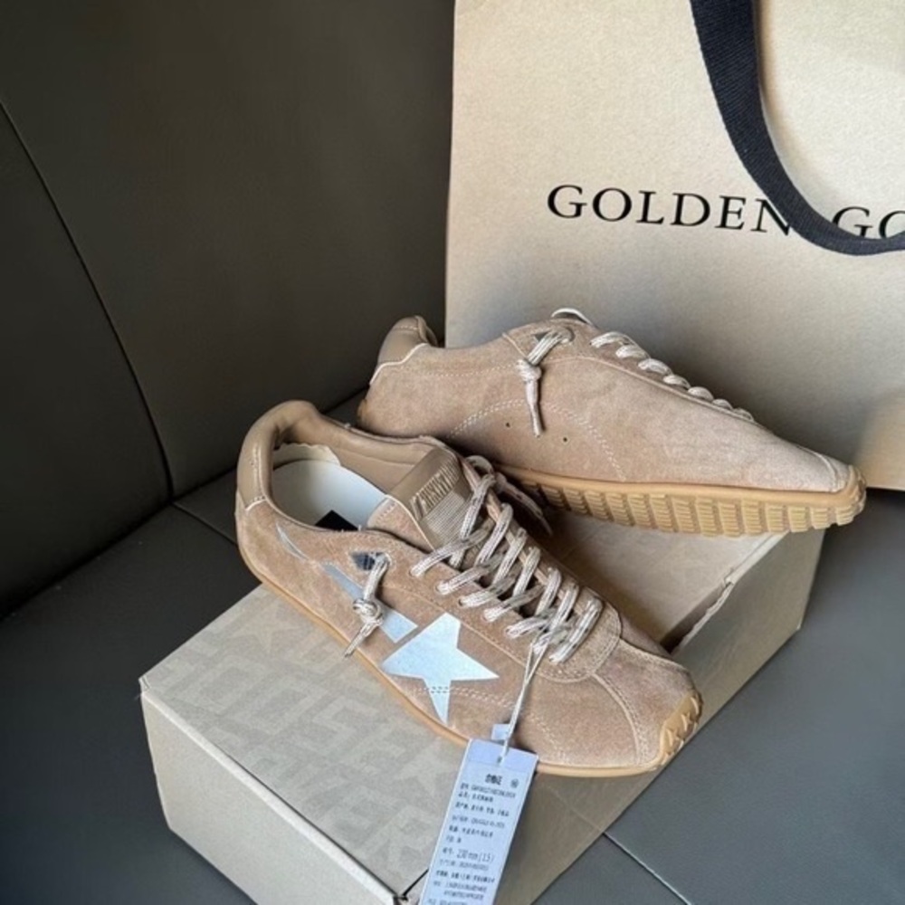 Golden Goose Tan and White Loafers - Picture 7 of 8